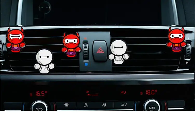 

Set of 4pcs 7pcs 5pcs Car outlet perfume auto Air Freshener fragrances Conditioning Vent Clip Cute Cartoon