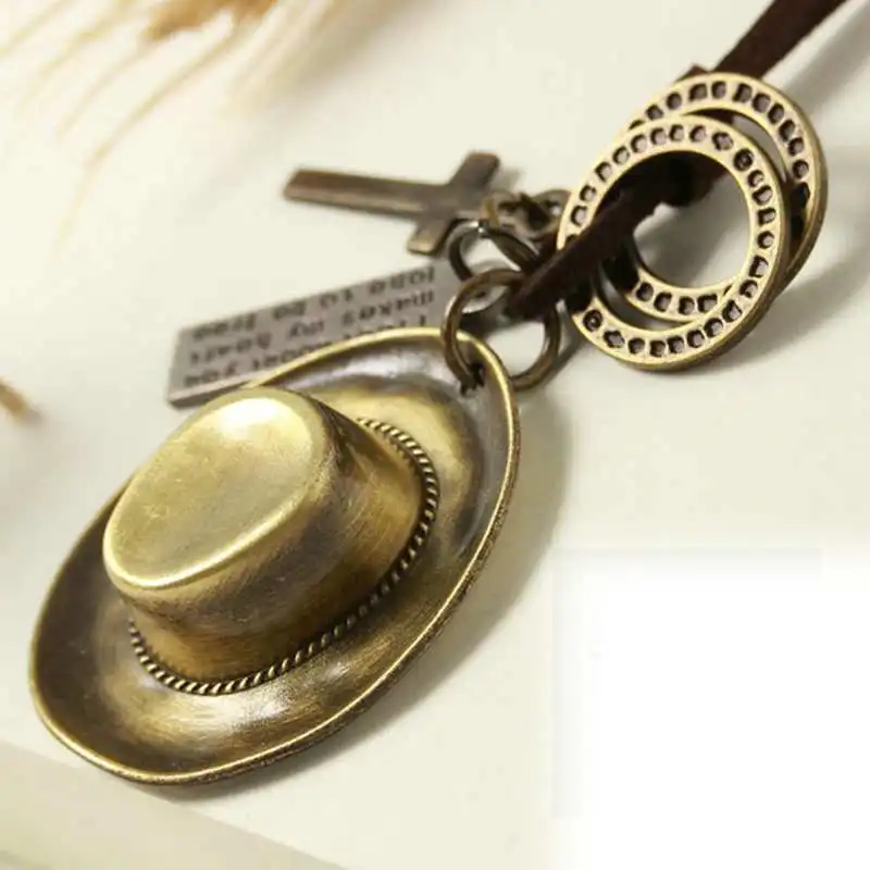 Массивное ожерелье с шапкой мужское подвесками Женское Ожерелье из натуральной