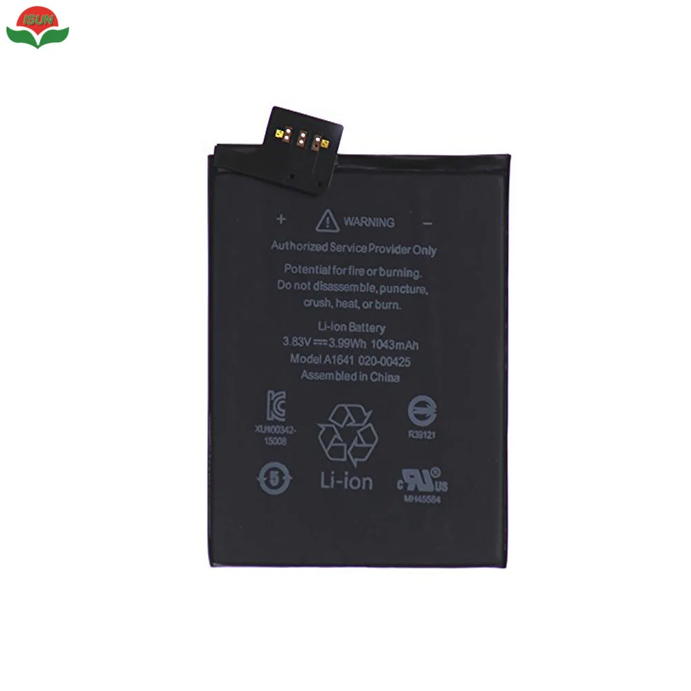 

ISUN 10pcs/lot battery for ipod touch 6 6th battery replacement 1043mAh battery