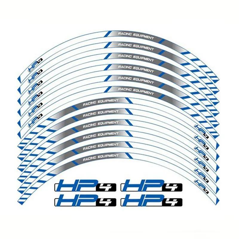 

2 Color Motorcycle 3D thick rim wheel placer paper to protect the outer edge sticker FOR BMW HP4 2017 HP-4 2018