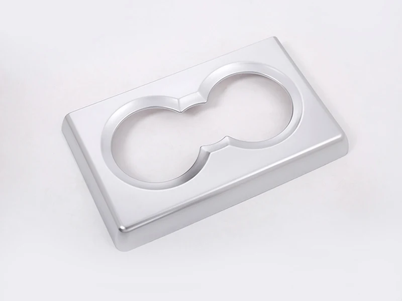 

For Alfa Romeo Giulia 2017 2018 ABS Matte Interior Rear Seat Water Cup Holder Cover Trim 1pcs Car Styling Accessories