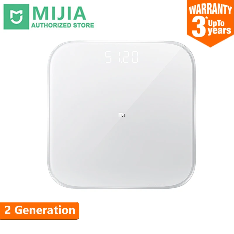Xiaomi Smart Mi весы 2 обновленная версия Поддержка приложения для смартфона Bluetooth 4 0