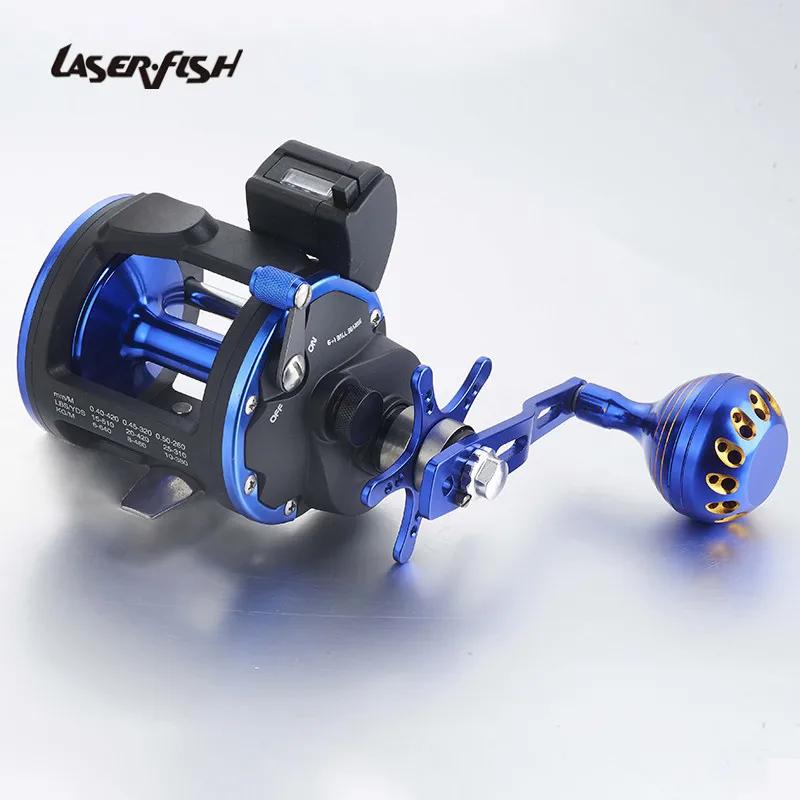 LaserFish STDL 7BB тролловая катушка спиннинга левый и правый ремешок счетчик подходит