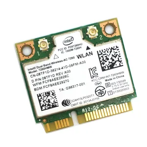 Для Intel 7260 AC 7260HMW Mini PCI-E беспроводная Wi-Fi карта Двухдиапазонная 867 Мбитс 802.11ac 2,4G5 ГГц Поддержка Bluetooth 4,0