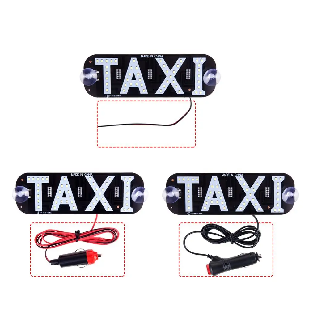 Светильник для такси с наклейкой светодиодный светильник панель 12 В подсветка EL