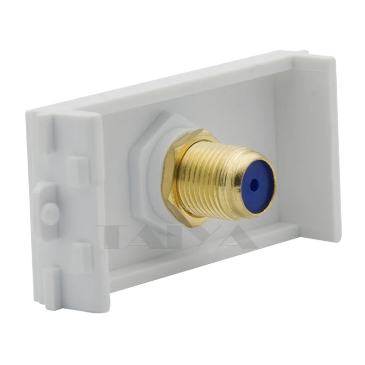 Настенный разъем для телевизора с золотой пластиной|wall plate connector|wall platewall connector |