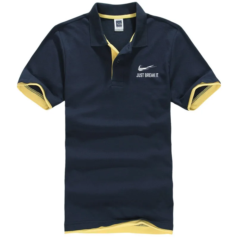 New Plus Size S-3XL Brand Men's Polo Shirt High Quality Men Cotton Short Sleeve shirt Brands jerseys Summer Mens polo Shirts | Мужская