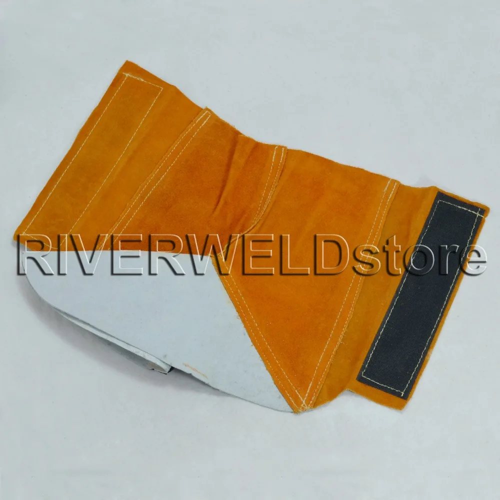 Кожа сварки леггинсы и гетрах защиты загрузки Разделение теплые серые/Золотой