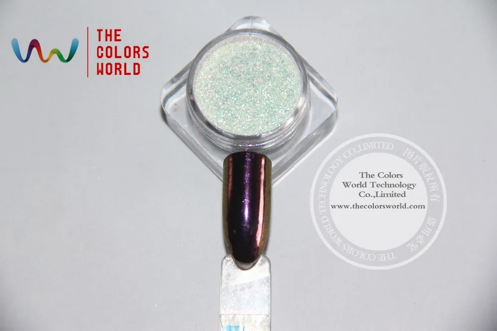 TCWB 164 золотисто красный специальная вспышка разноцветный перламутровый эффект