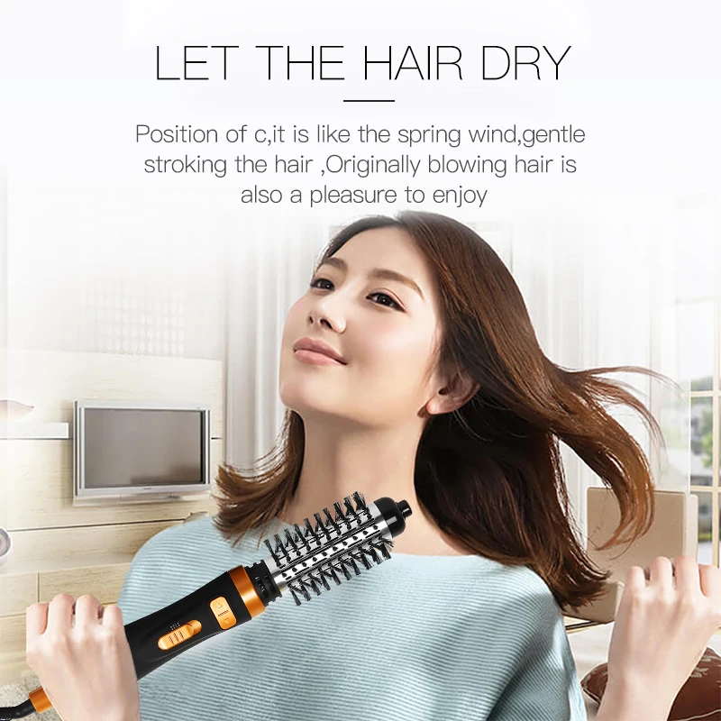 Многофункциональная расческа для завивки волос PRITECH 2 в 1 профессиональная