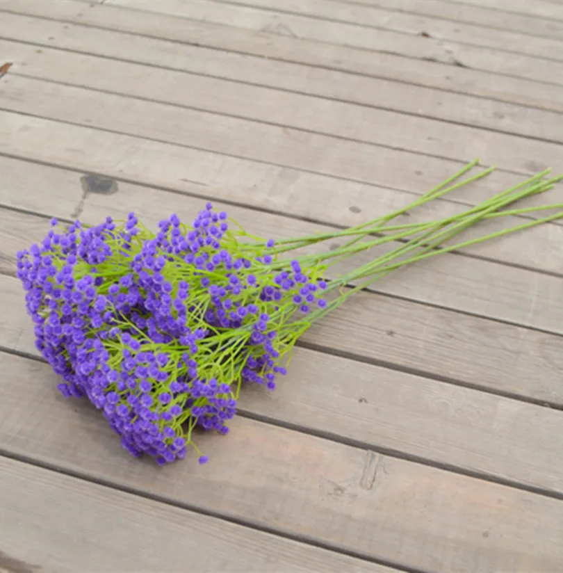 Пластиковый крем Babybreath 10p/фиолетовый 60 см искусственный цветок Babysbreath Звездный