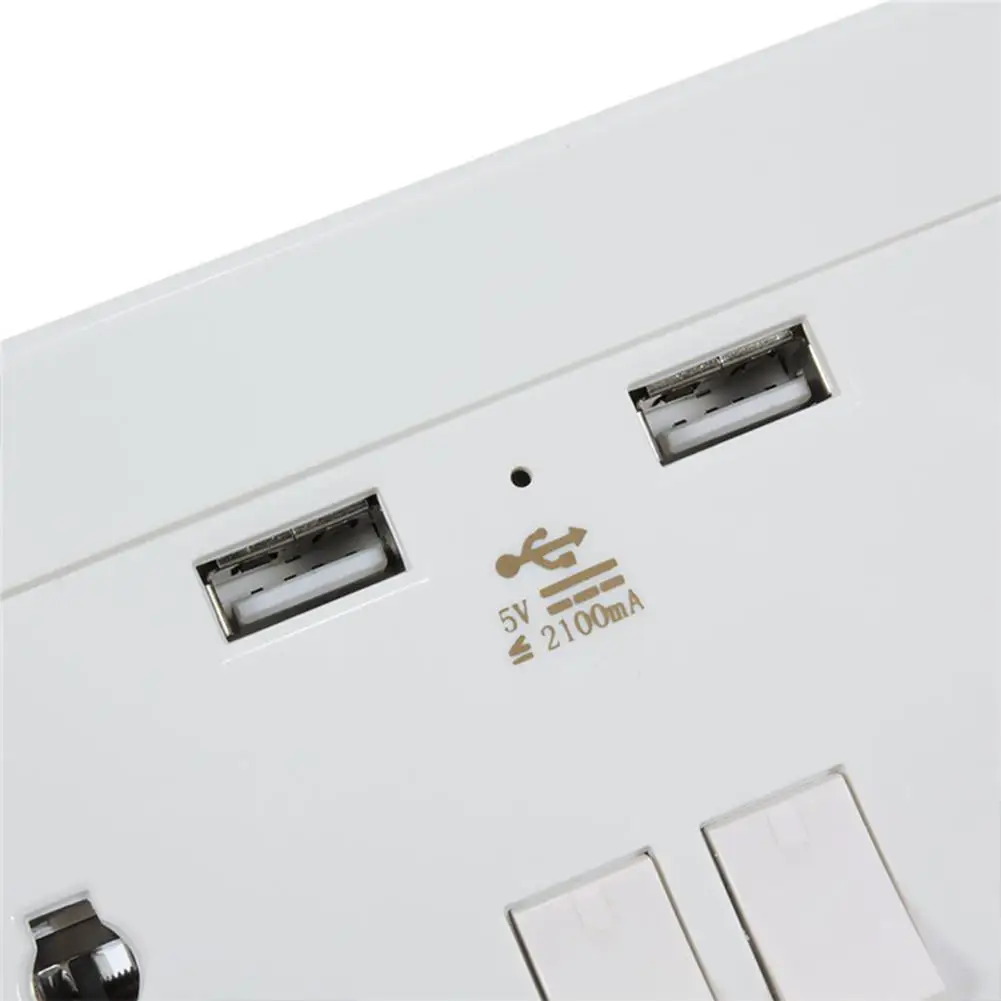 Универсальная настенная розетка ACEHE с двумя usb-разъемами разъемами питания 2100mA |