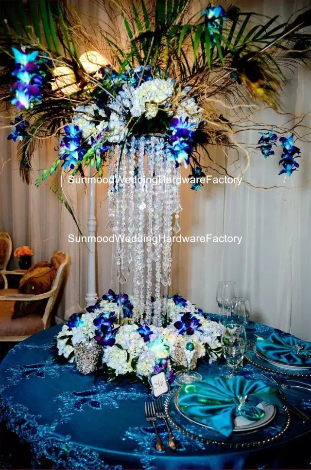 new comming clear acrylic crystal table candle holder for centerpiece weddings decoration | Дом и сад