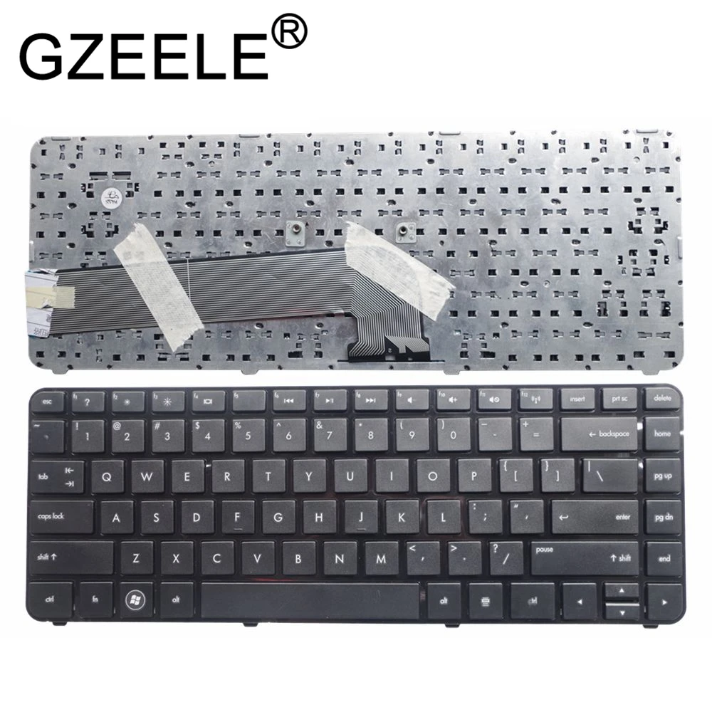 

GZEELE new US laptop Keyboard for HP Pavilion dm4-3000 DM4-3016 DM4-3025 DM4-3024 dm4-3070es dm4-3090es dm4-3100 English frame