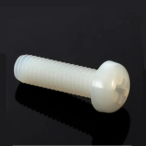 100 шт. M3 M4 белый черный пластиковый нейлон круглый Pan Phillips головка машины болты L =