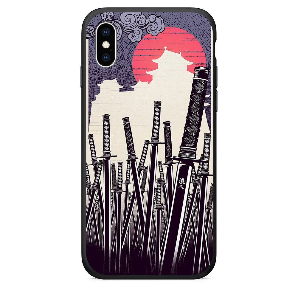 Warrior Soft TPU Cute Phone Case for cover iphone xs max Silicone Back Cover 6s plus se cases |
