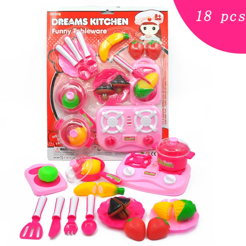 Inbeajy Children Kitchen Toys Set Baby Pretend Play Vegetables and Fruits Simulation Sucker | Игрушки и хобби