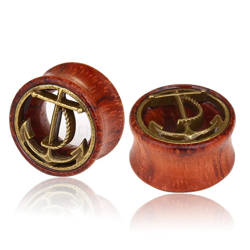 Шуруп уха Expander Для женщин якорь тоннеля Измерительные приборы серьги Средства