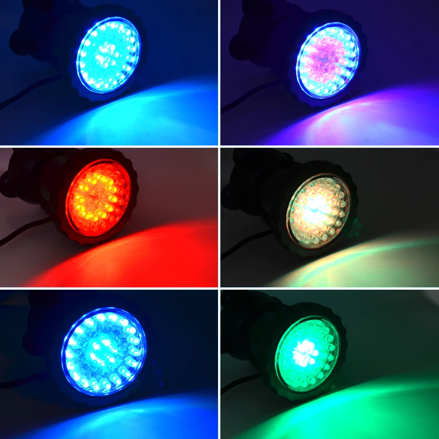 3 5 Вт Светодиодный подводный свет IP68 водонепроницаемый плавательный бассейн RGB