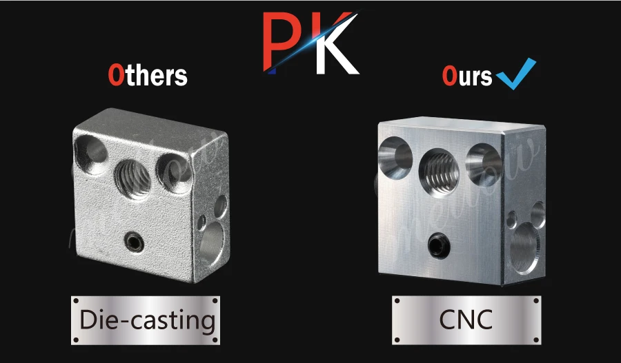 Mellow высокое качество Cr10 блок с подогревом для Micro Swiss Cr10 Hotend Creality Ender 3 Mk7/Mk8/Mk9 блок j-головка Hotend головка экструдера