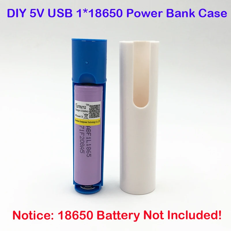 DIY 18650 3400 mah USB power Bank чехол 1*18650 зарядное устройство Новая коробка комплект 3