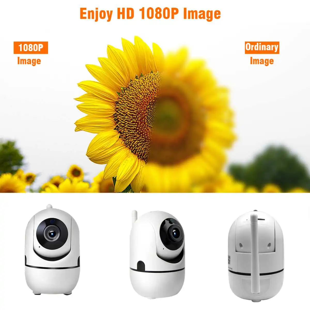 1080P умная Беспроводная ip-камера аудио Wifi камера видеонаблюдения домашняя сигнализация 2.0MP камера наблюдения крытая камера alexa для echo