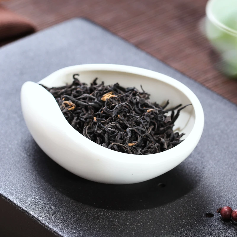TS белый фарфор Чай лист держатель Chahe Gongfu аксессуар ложка|Ложки для чая| |