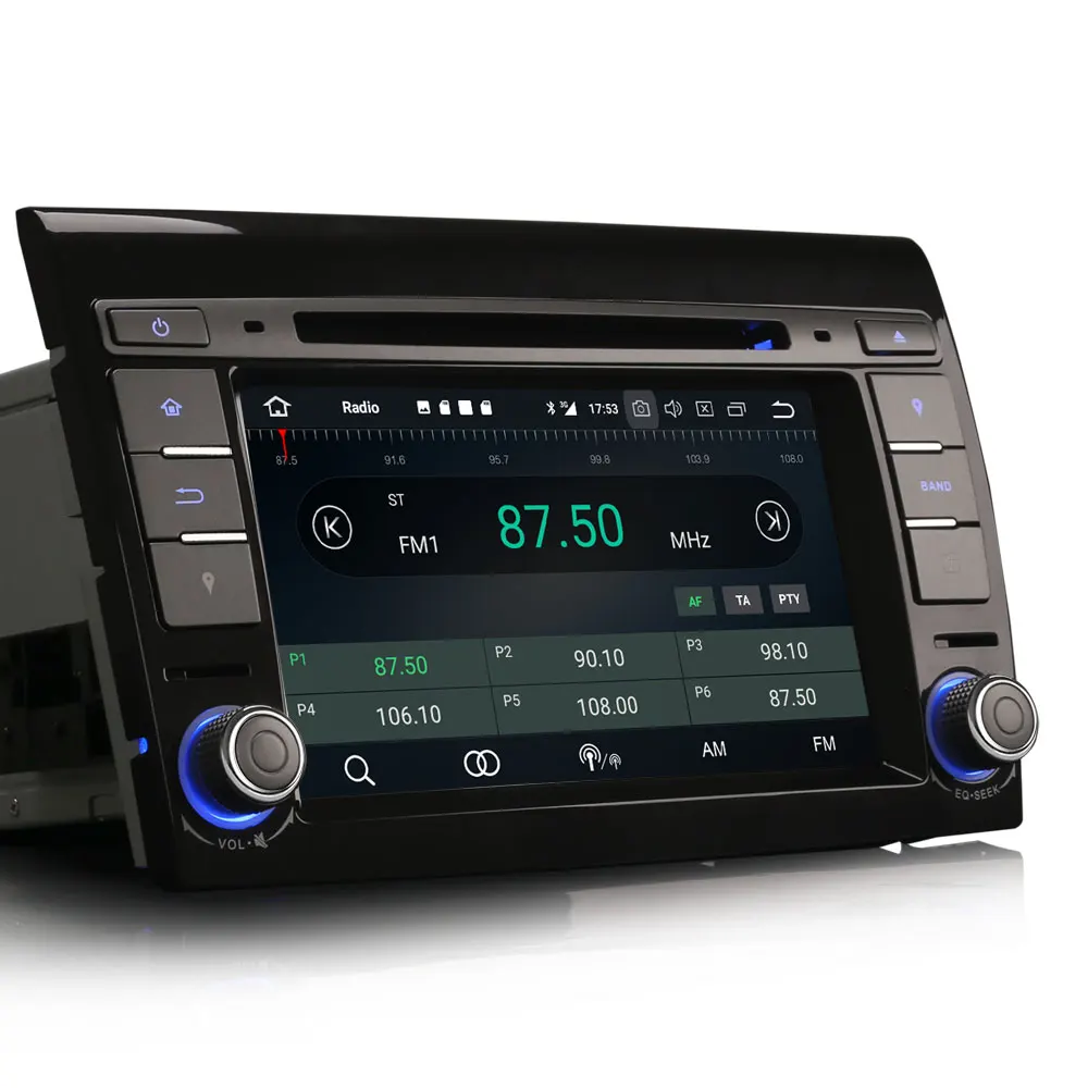 Erisin ES3871F PX30 Android 8 1 Автомобильный мультимедийный плеер 7 &quotавтомобильный DVD gps для