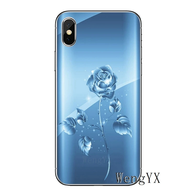 Роскошный чехол из мягкого ТПУ для samsung Galaxy S10 S9 S8 S7 S6 edge Plus Lite S5 S4 mini Note 9 8 5 4 - Цвет: rose-flower-A-10