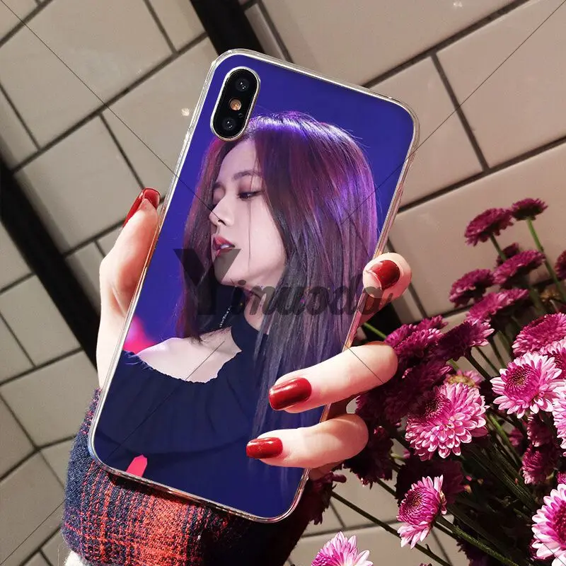 A8 Yinuoda черный розовый BLACKPINK kpop коллаж Мягкий Силиконовый ТПУ чехол для телефона iPhone 5 5Sx 6 7plus 8 8Plus X XS MAX XR - Цвет: A8