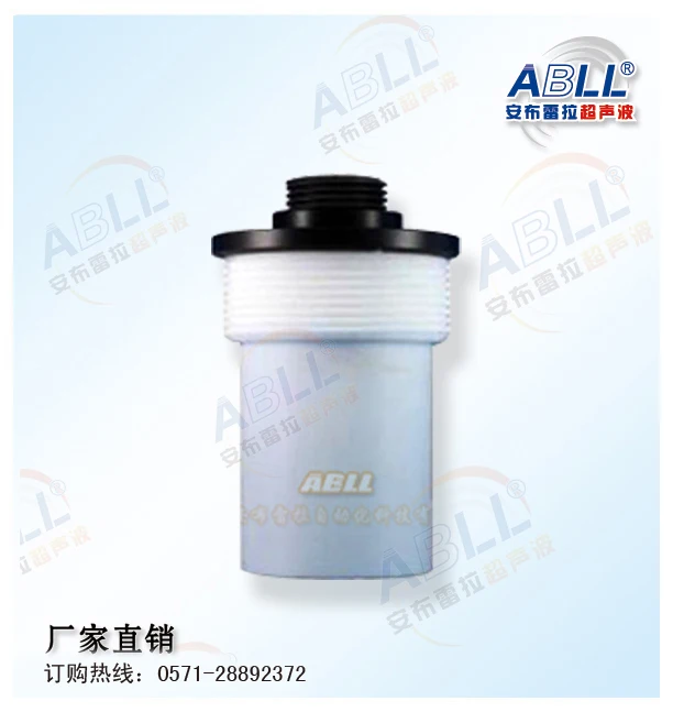 

The probe of ultrasonic liquid level meter is installed with 12m range anti-corrosion ultrasonic transducer DYA-34-12FC of brera
