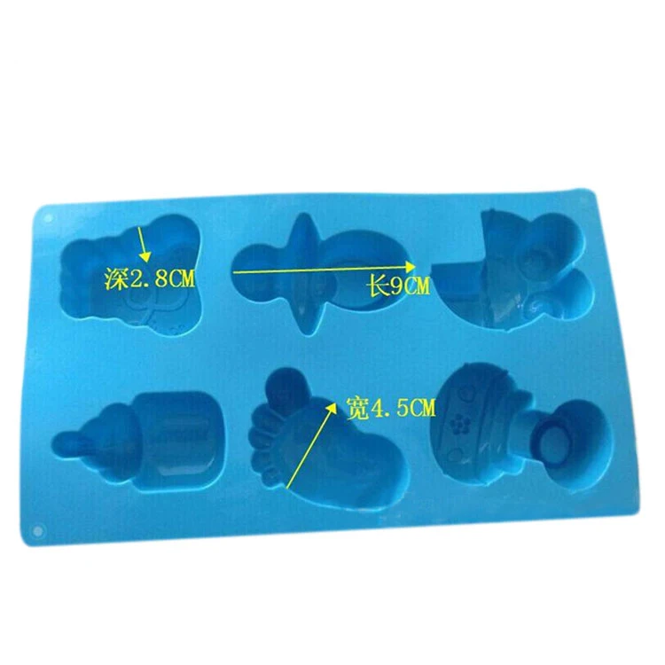 С возможностью креативного самостоятельного выбора между 6 чашек торта силикона