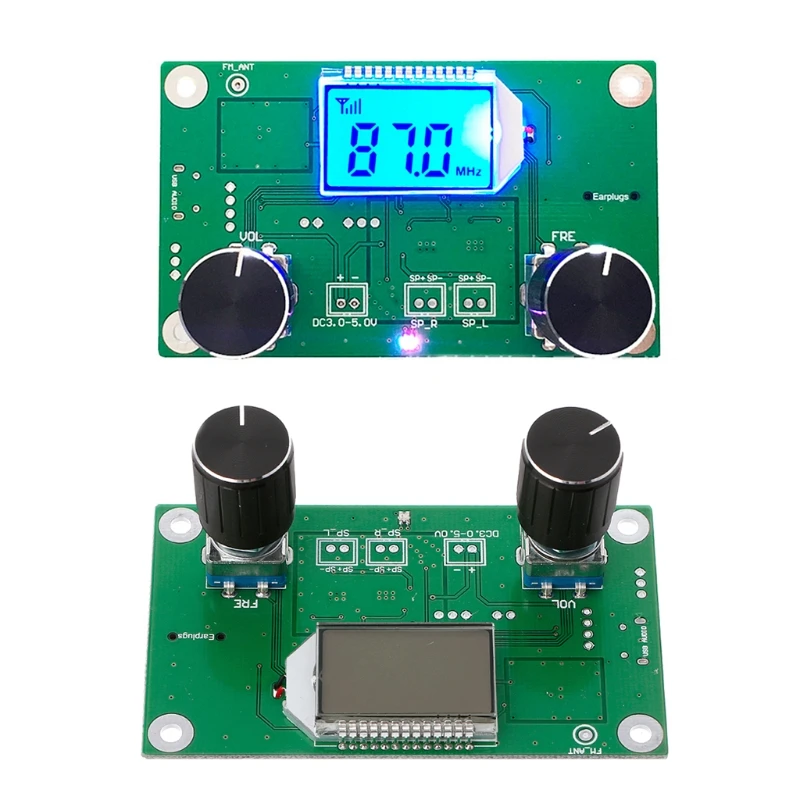 OOTDTY 87 108MHz DSP & PLL LCD стерео модуль цифрового FM радио приемника + последовательное