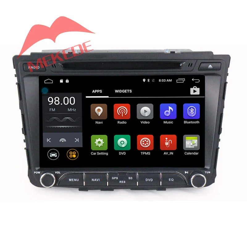 Бесплатная доставка Android7.1 2 грамма Автомобильный мультимедийный плеер для hyundai