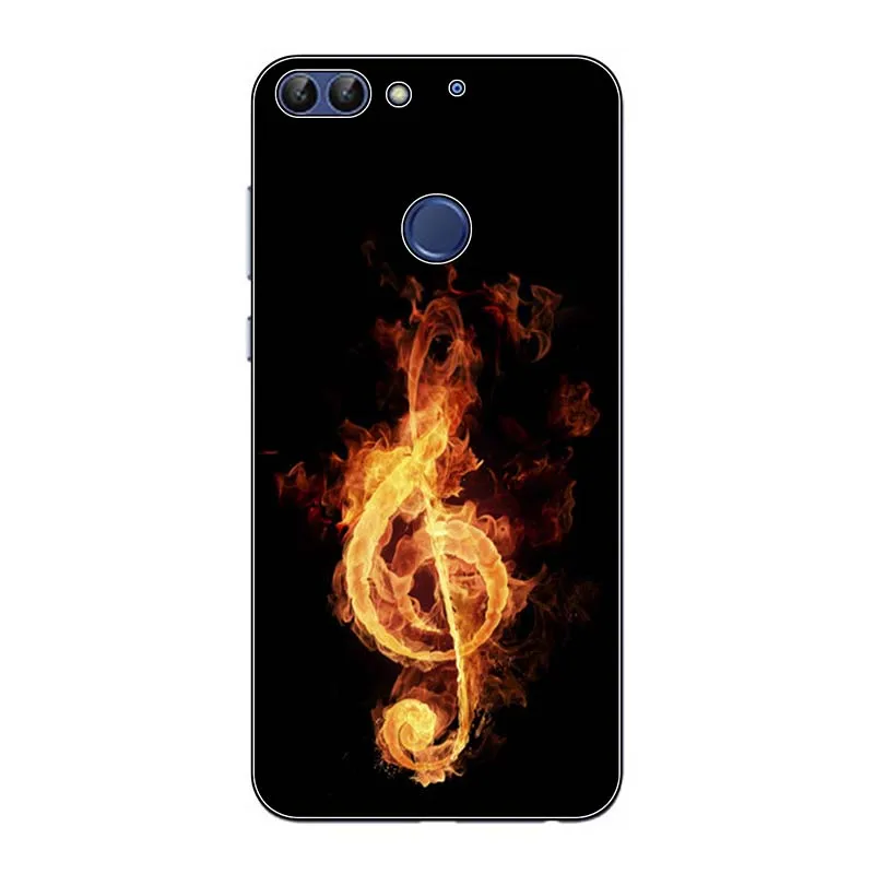Модные чехлы для Huawei Honor 7C 5 99 дюйма/Y7 2018/Y7 Prime 2018/Nova2 lite с узором Мягкий Силиконовый