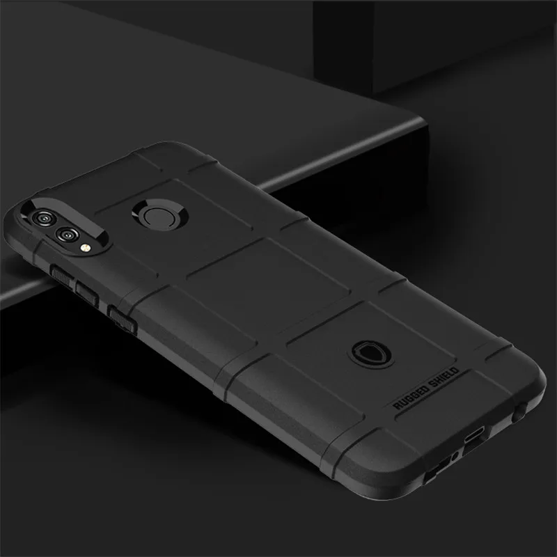 Бронированные противоударные чехлы для Huawei Y Max Мягкий противоударный Бампер Capa |