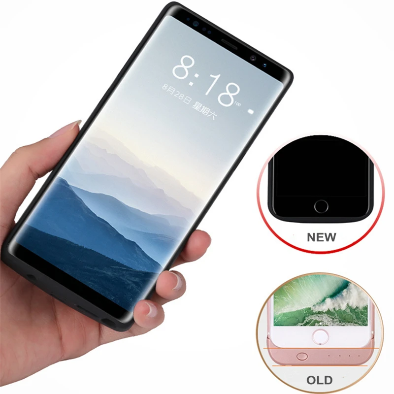 Портативный резервный чехол с внешним аккумулятором на 6500 мА · ч для Samsung Galaxy Note 8