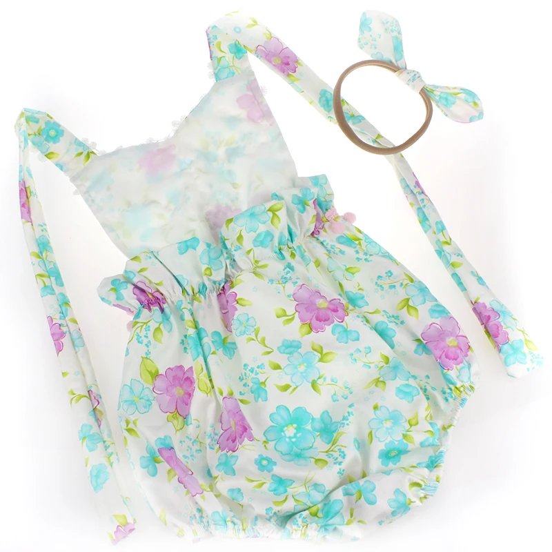 2016 г. Комплект хлопковой одежды с цветочным рисунком для малышей кружевной