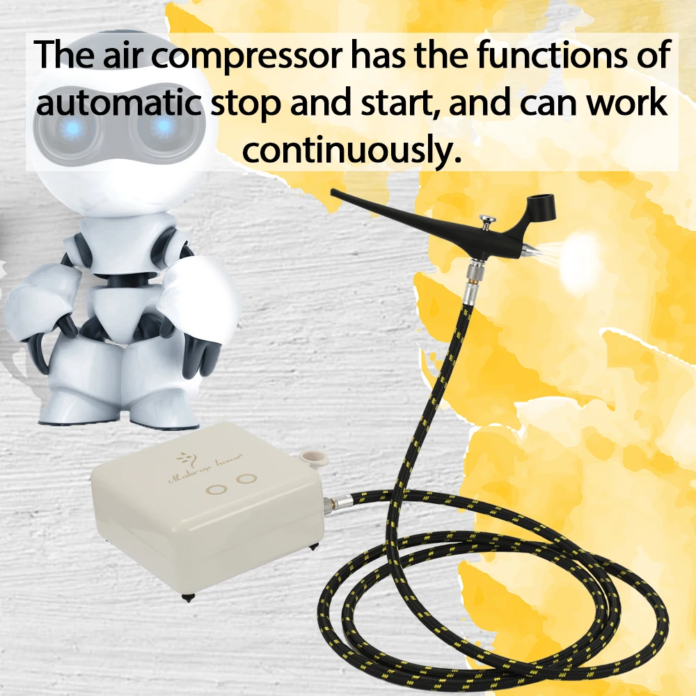 Мини Аэрограф с компрессором набор маркеров пистолет распылитель воздушный