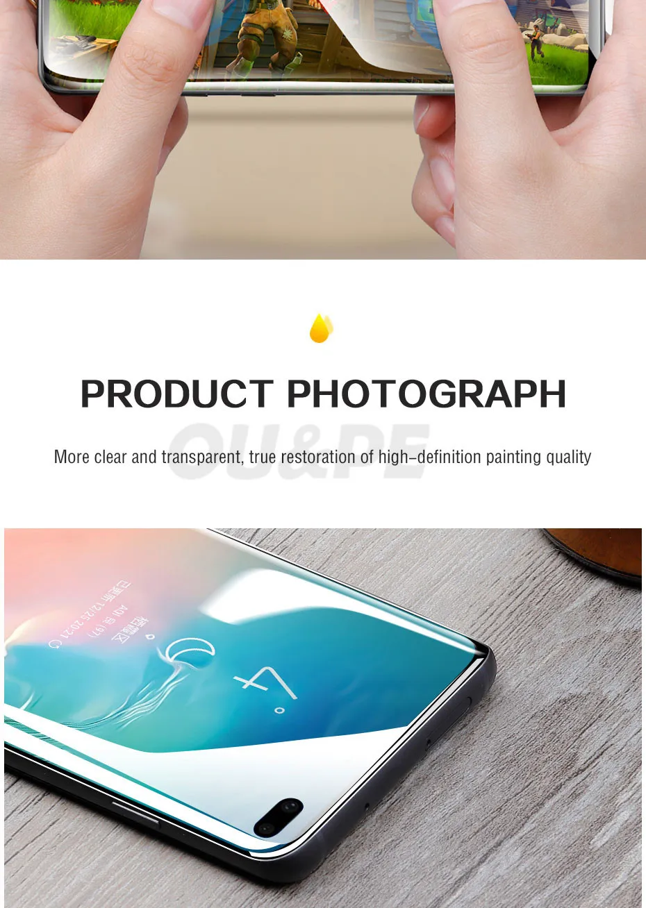 100D Гидрогелевая пленка для Samsung Galaxy S8 S9 S10 Plus Note 8 9 Защитная пленка для экрана для Samsung A50 A20 A70 A7 пленка не стекло