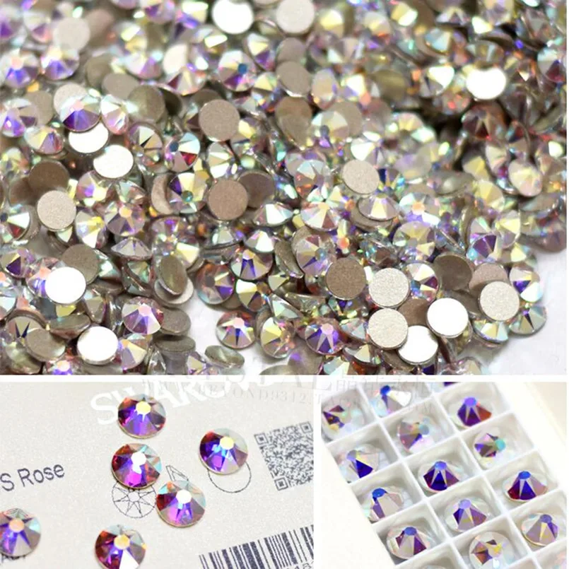 SS3 1440 штук пакет с плоской задней поверхностью для дизайна ногтей кристалл ab Клей