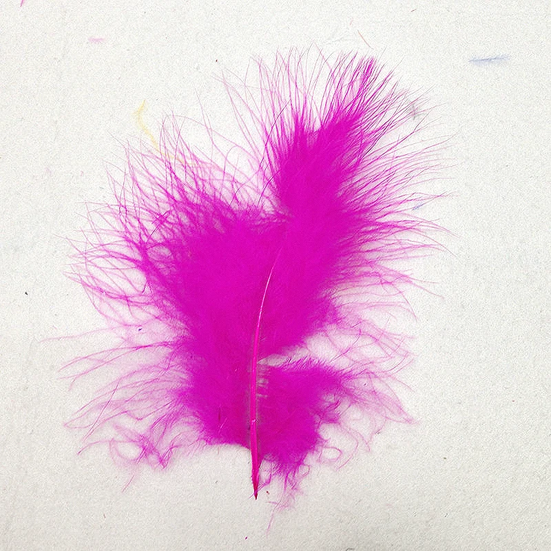 Purple feather Качественное перо индейки перо для рукоделия сценический бутафорский головной убор фестиваль украшения аксессуары для обработки Свадебная вечеринка 50 шт - Цвет: Purple feather