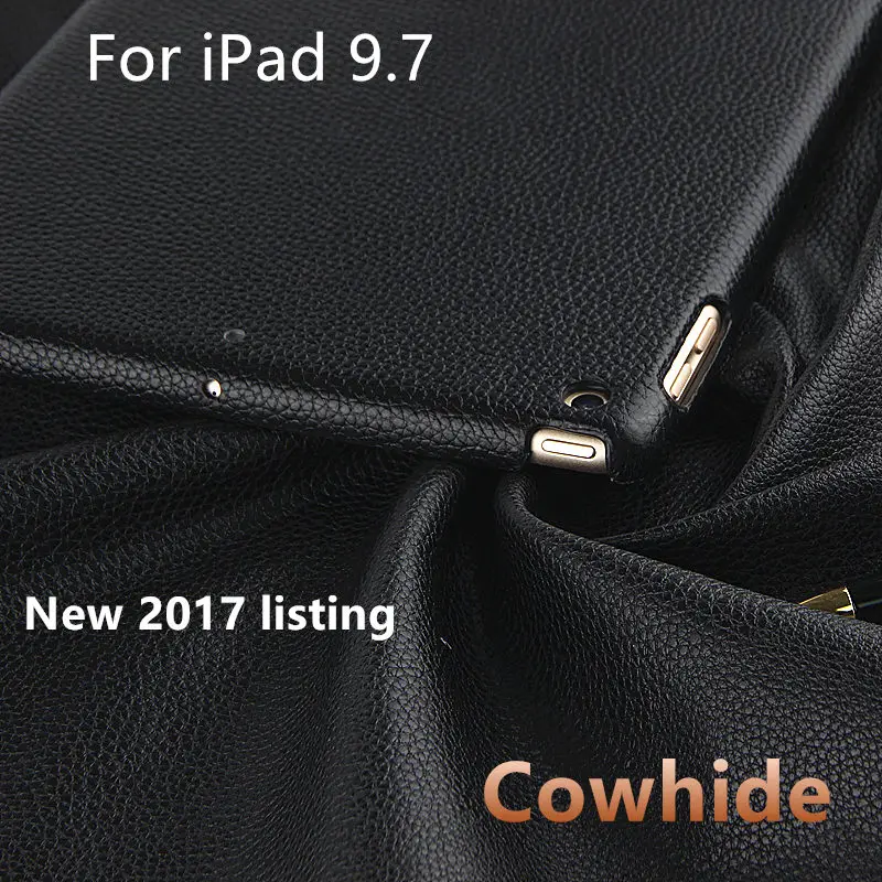 Чехол из воловьей кожи для iPad 9 7 дюйма новый список 2017 защитный чехол умный