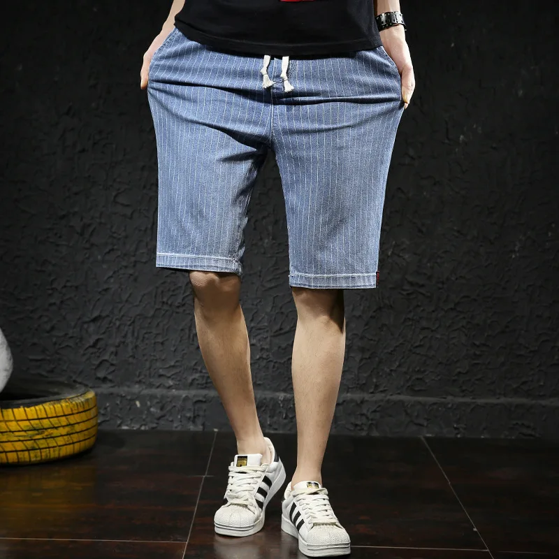 Шорты мужские джинсовые в стиле хип-хоп 331 | Мужская одежда