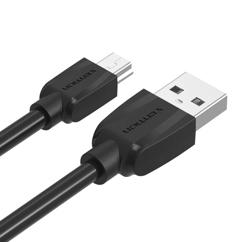 Vention mini usb кабель 0,5 м 1 м 1,5 м 3 м mini usb к usb кабель для зарядки данных для сотового телефона MP3 MP4 gps камера HDD мобильный телефон