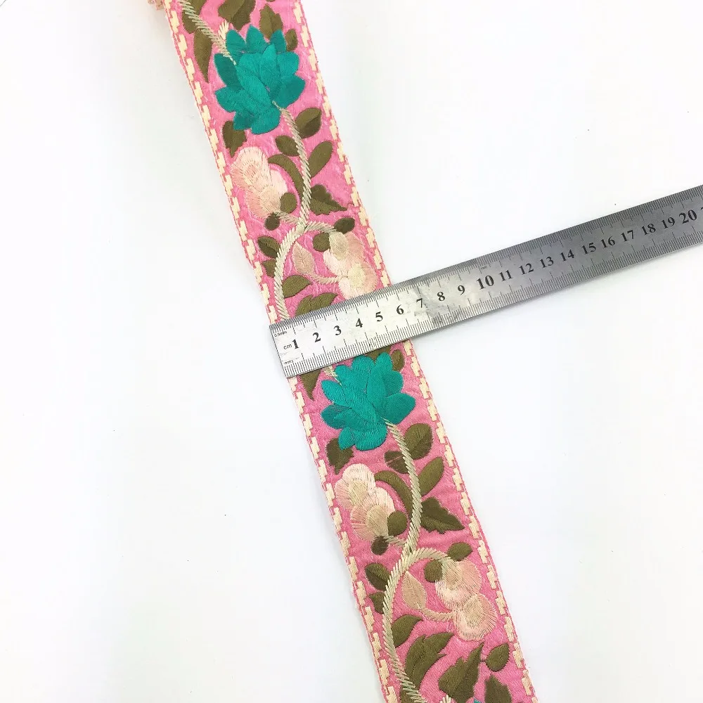 Width 6cm Ethnic Embroidery Crochet Lace Sewing Trim Miao Dress /Bags Fabic Ribbon For DIY Clothes | Дом и сад