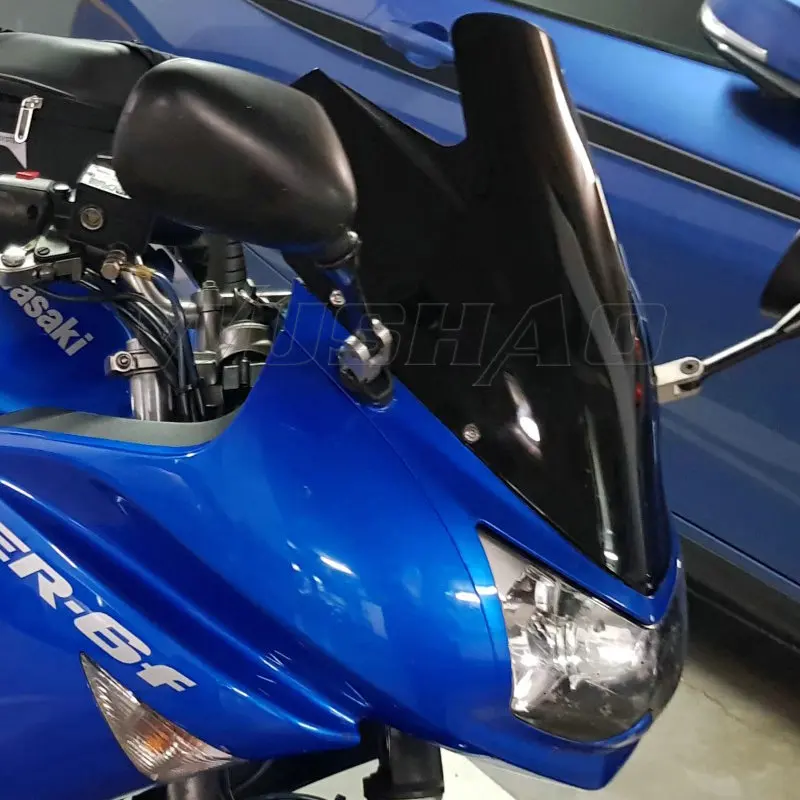 Ветрозащитный экран на лобовое стекло мотоцикла для 2006 2007 2008 Kawasaki Ninja 650 R 650R EX EX650 ER