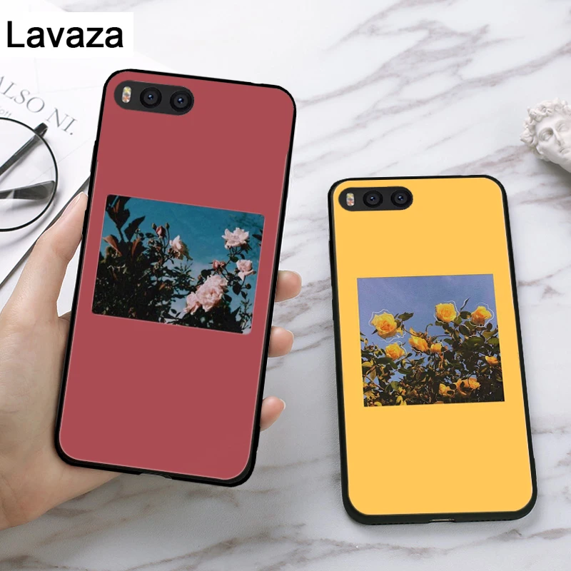 Лаваза Силиконовый чехол с принтами цветов для Xiaomi Redmi 4A 4X 5 5A 6 6A 7 7A 8 8A K20 Pro Plus S2 Go on.