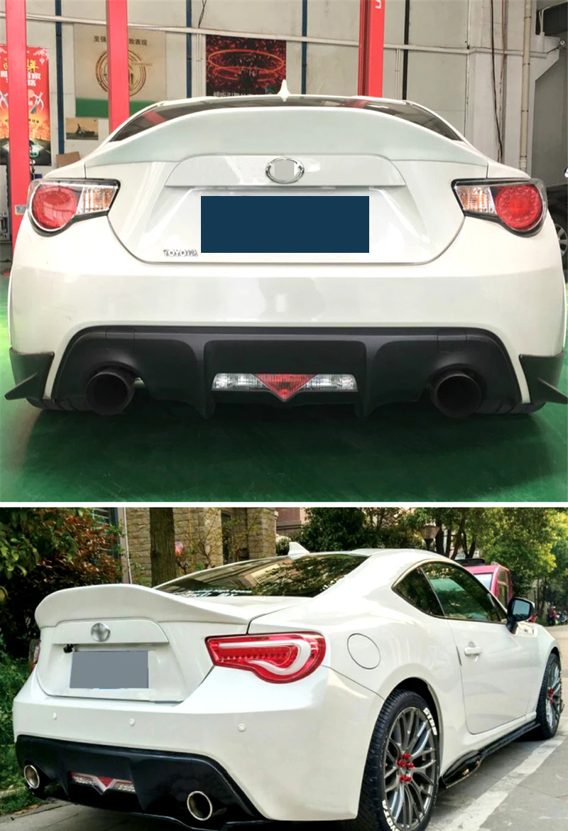 Спойлер из углеродного волокна для Toyota GT86 Subaru BRZ, спойлер 2012- года, задний спойлер из углеродного волокна с глянцевым волокном, крыло багажника