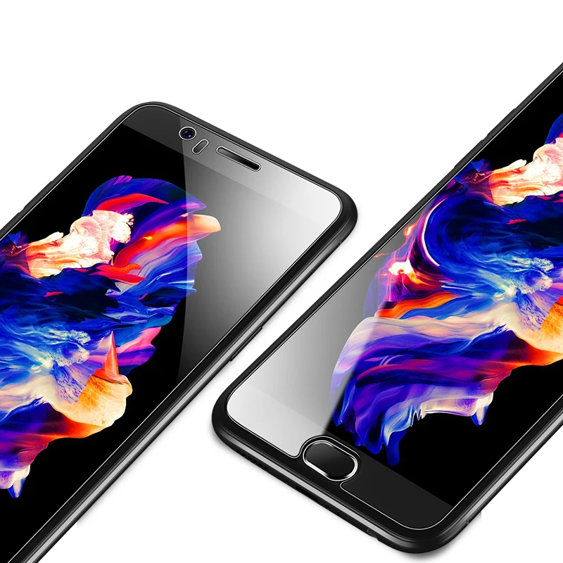 KINBOM 2.5D закаленного Стекло для OnePlus 5 HD изогнутые края 9 H антибликовый Экран